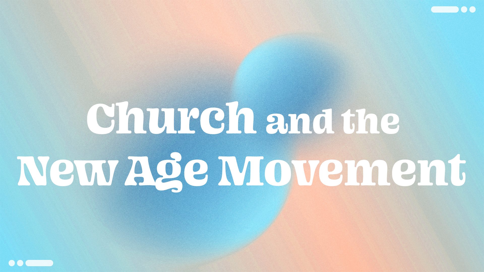 Church and New Age – Title